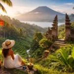 Bali Travel Guide 2026 budget planner table with daily costs and itinerary map for Ubud, Uluwatu, and Sidemen