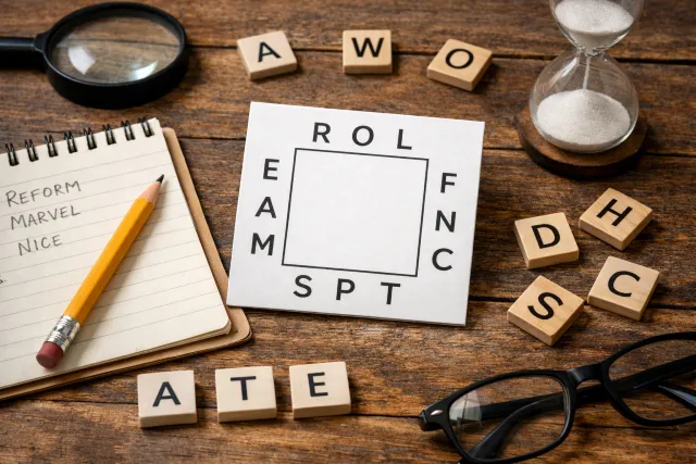 Letter Boxed Answers today with hints, solution chain, and final word explained