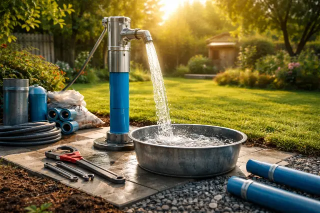 Mature Tube Well installation showing casing, screen, gravel pack, and pump setup for long term reliable groundwater supply
