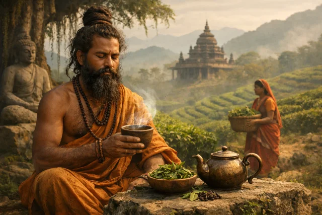 What is the Indian Legend About Tea explained with monk story and Indian chai culture