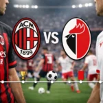 AC Milan Vs SSC Bari Timeline showing head-to-head results, key moments, and match history recap
