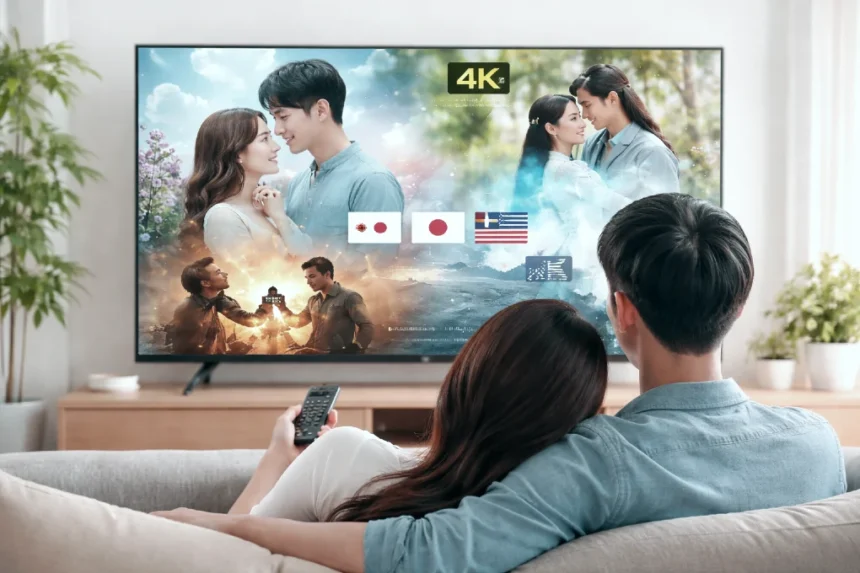 Aiyifan TV streaming international dramas in 4K on multiple devices