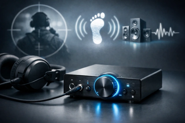 Amp Reviews gaming amp setup for competitive FPS audio and surround sound accuracy