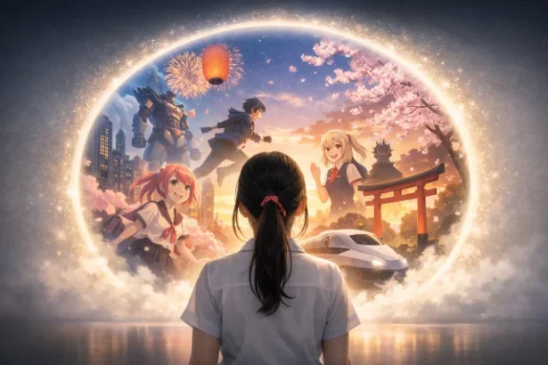 Anime Sugoi moments showcasing emotional anime scenes and Japanese pop culture visuals