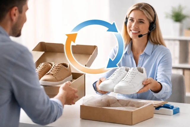 BestShoeSeverShop Exchange Process step by step shoe replacement guide