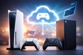 Blog Gaming DualMedia console vs cloud gaming comparison setup