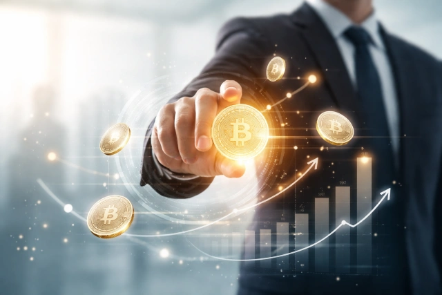 Business Robthecoins concept showing digital business growth and online opportunities