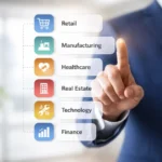 Business Vertical Classification Categories industry market segmentation chart