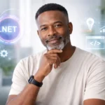 Carl Ellan Kelley explaining future .NET trends in software development