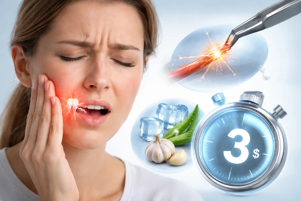 Kill Tooth Pain Nerve in 3 Seconds Permanently before seeing a dentist for fast toothache relief