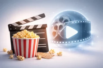 Movie Ruzel.com streaming platform interface showing trending movies online