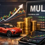 Muln Stock price movement chart showing trend drivers and volatility