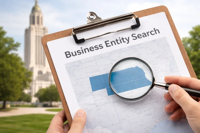 Nebraska Business Entity Search online business registry database lookup