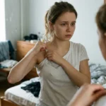 overflowing bra fit problem example