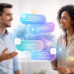 Rel Chat interface showing the future of digital conversation with smart, human-centered messaging