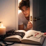 Secret Class manhwa themed reading screen with webtoon-style vertical panels and dramatic character-focused storytelling