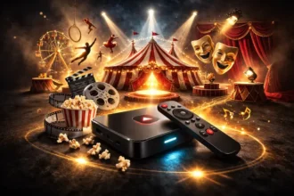 Showbox Box learning circus and theatre performance moves