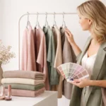 Soft Summer Color Palette outfits styled with muted cool tones