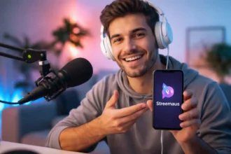 Streemaus zero-lag streaming platform for creators during a live broadcast