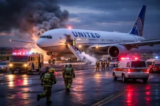 United Airlines Flight UA770 Emergency Diversion flight path diverting to London Heathrow after squawk 7700 emergency declaration