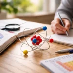 What Information does the Electronic Configuration of an Atom Provide chart showing orbitals valence electrons and atomic properties