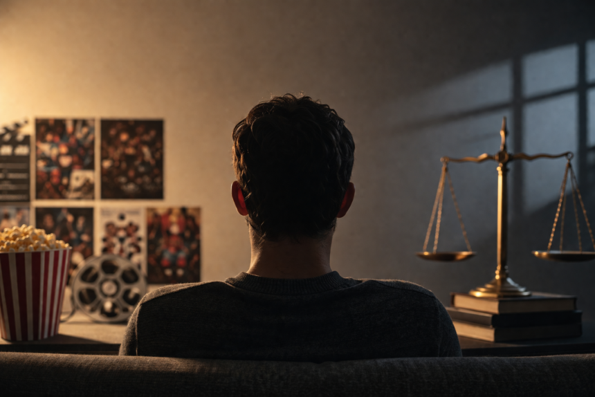 Afdah free movie site search and streaming concept on a dark entertainment themed screen