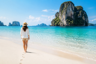 Best Beaches in Thailand with crystal clear water and island views