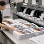 Collate Printing setting for large multi-page document jobs on an office printer