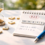 Countdown Solver helping find the right numbers answer in a number puzzle