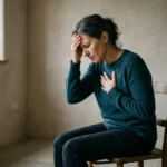 A conceptual representation showing the transition from mental Disease Dis Ease to physical chronic illness through the nervous system.