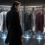 Dress Coat Video Game characters wearing stylish long coats and fashionable outerwear in popular video games