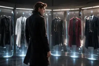 Dress Coat Video Game characters wearing stylish long coats and fashionable outerwear in popular video games