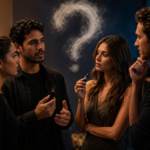 Adult reviewing Foger Vape product information with safety and health awareness before use