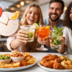 Happy Hour Near Me with local drink specials and appetizer deals at a cozy neighborhood restaurant