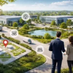 Suttons Business Park industrial and business units in Reading with road access and modern commercial facilities