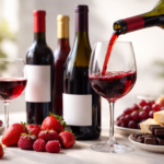 Sweet Red Wine bottles arranged for dinner, dessert, and celebration occasions