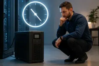 Uninterruptible Power Supply Hours chart showing UPS runtime by load for home and office devices