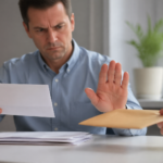 Why You Should Never Pay a Collection Agency consumer reviewing a debt notice at home